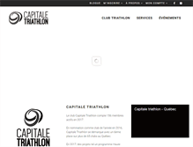Tablet Screenshot of capitaletriathlon.com